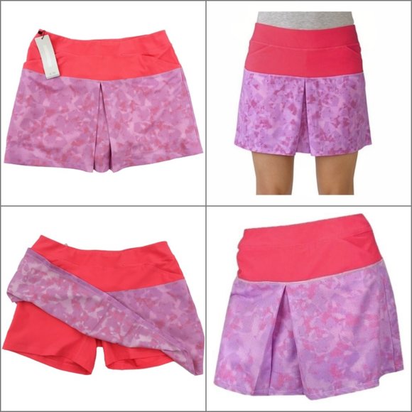 adidas Pink and Purple Women's Skort - Picture 1 of 8